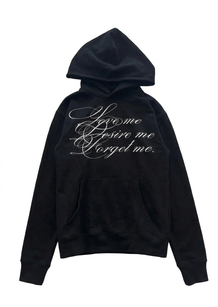 FORGET ME HOODIE (BLACK)