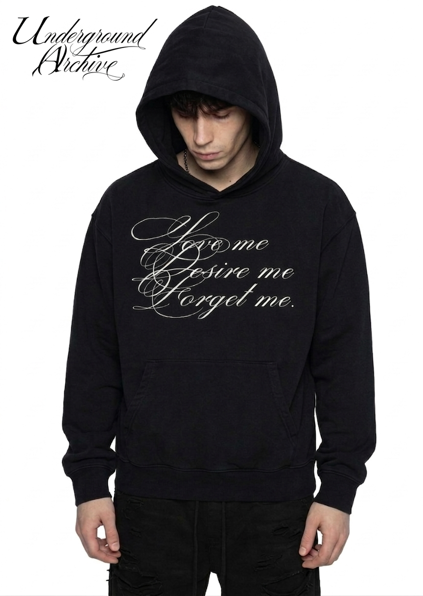 FORGET ME HOODIE (BLACK)