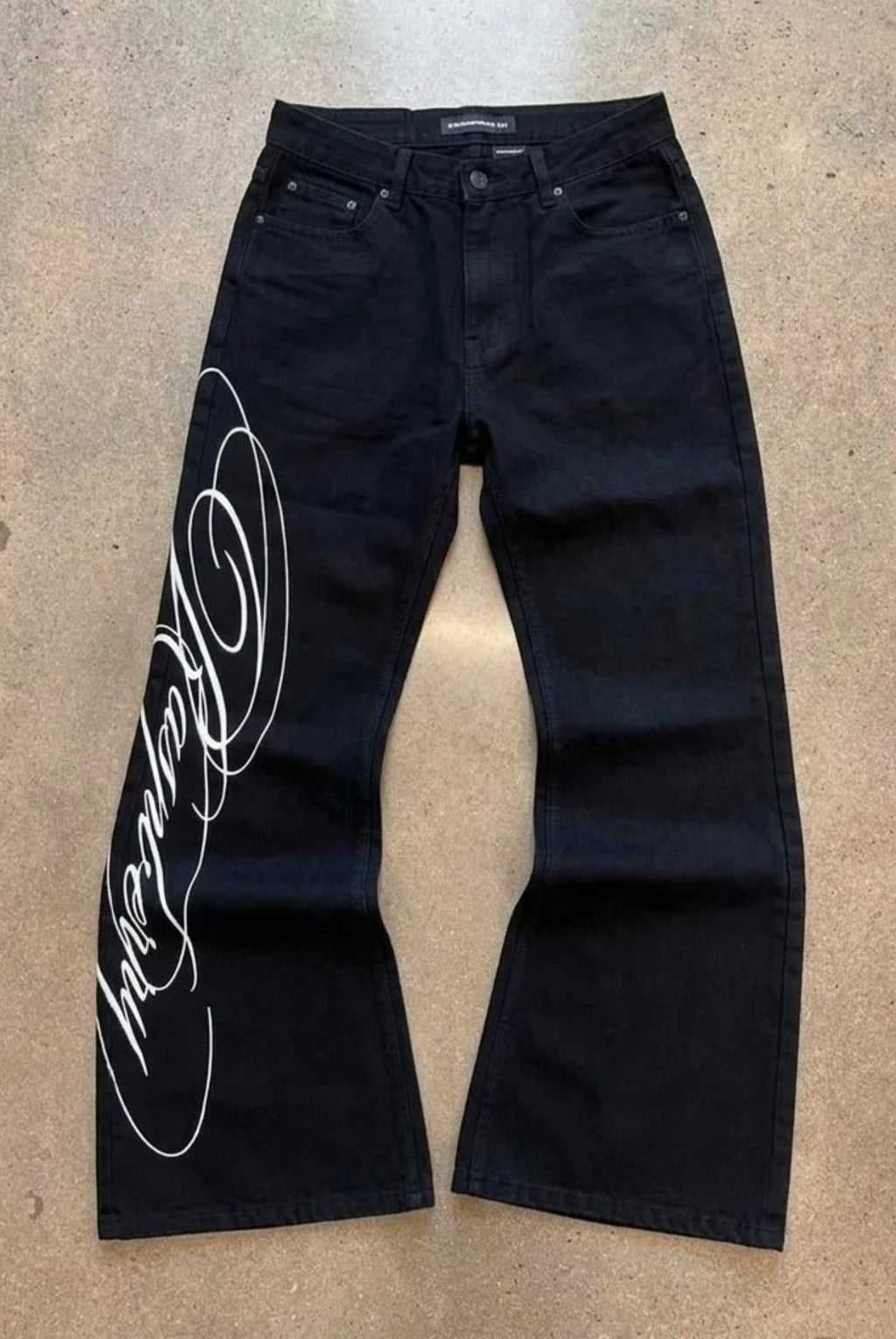 RASPBERRY CURSIVE DENIM (BLACK SPECIAL EDITION)