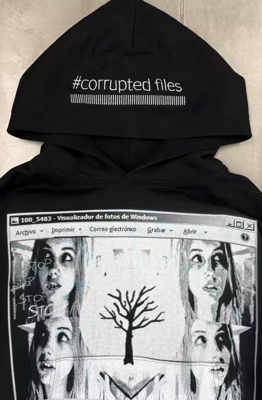 CORRUPTED FILES HOODIE