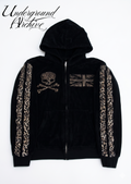 UK CHEETAH SKULL ZIP UP (DELUXE)