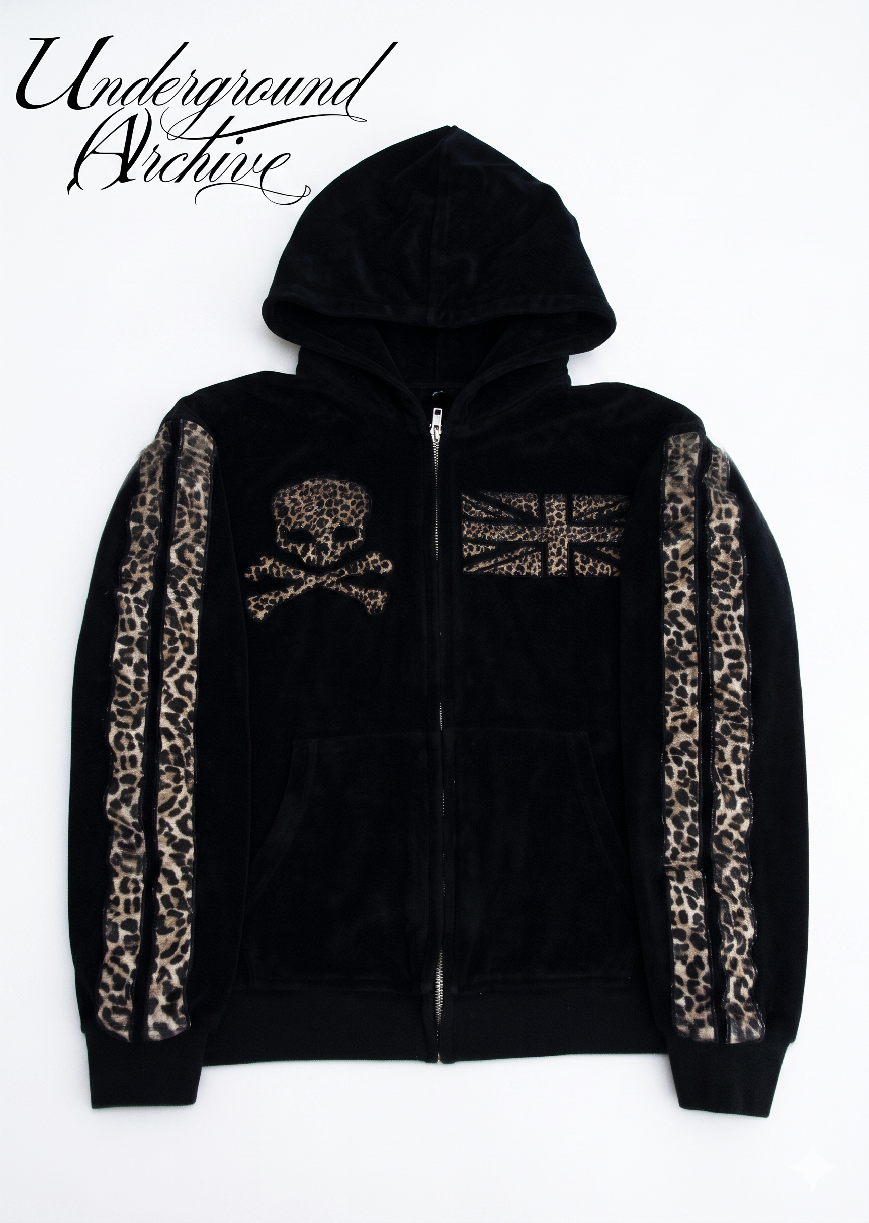 UK CHEETAH SKULL ZIP UP (DELUXE)