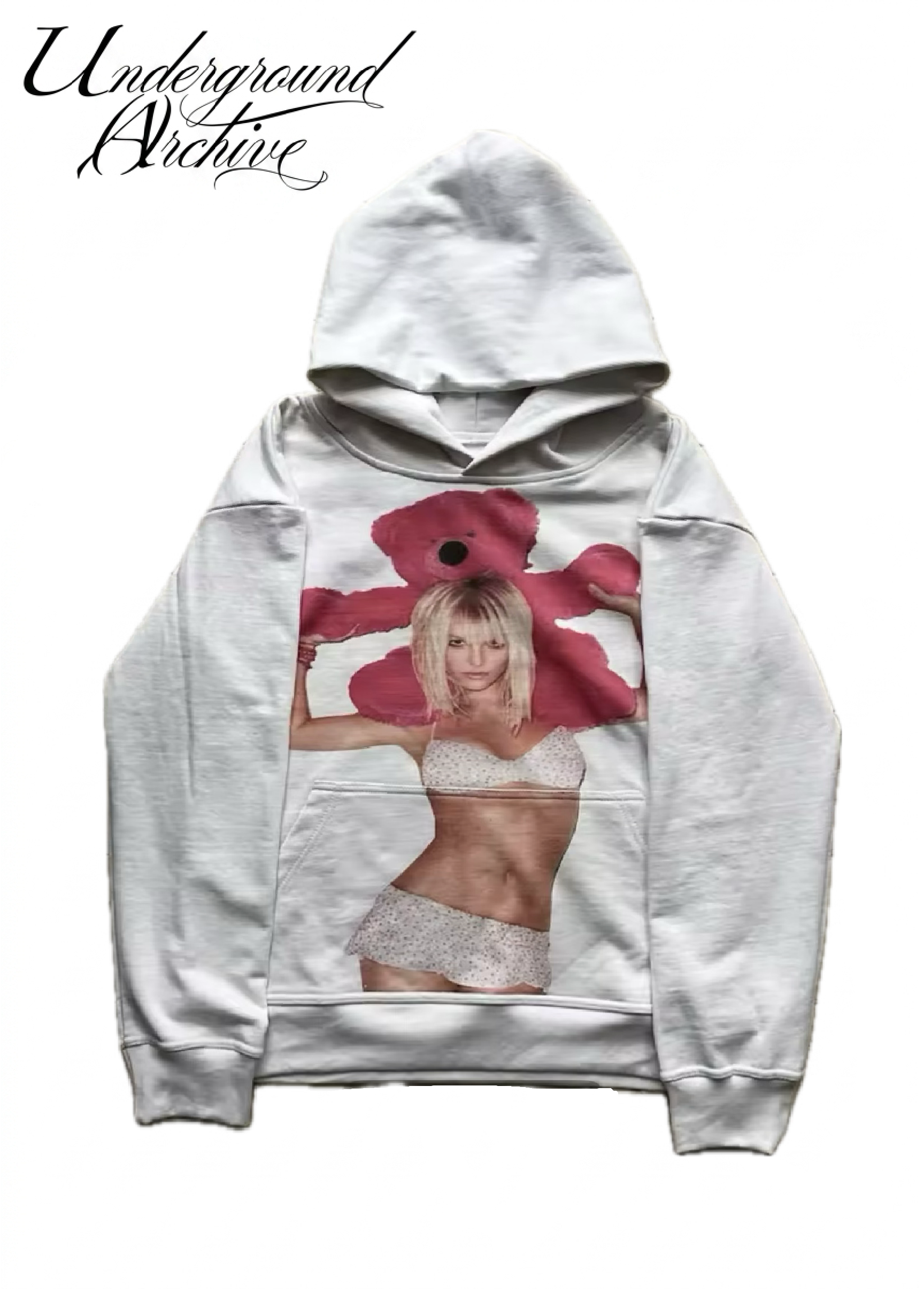 PINK PLUSH HOODIE