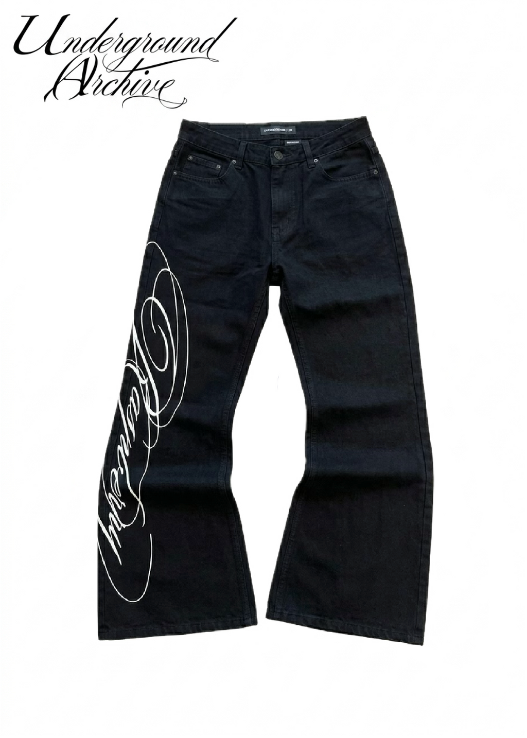RASPBERRY CURSIVE DENIM (BLACK SPECIAL EDITION)