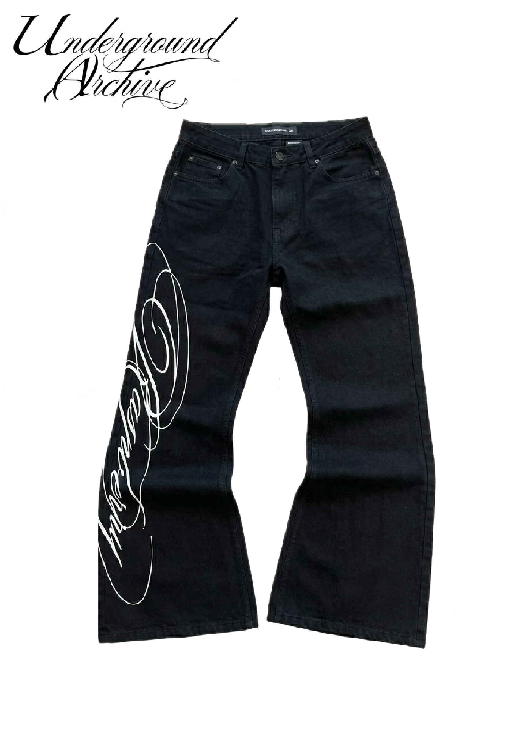 RASPBERRY CURSIVE DENIM (BLACK SPECIAL EDITION)