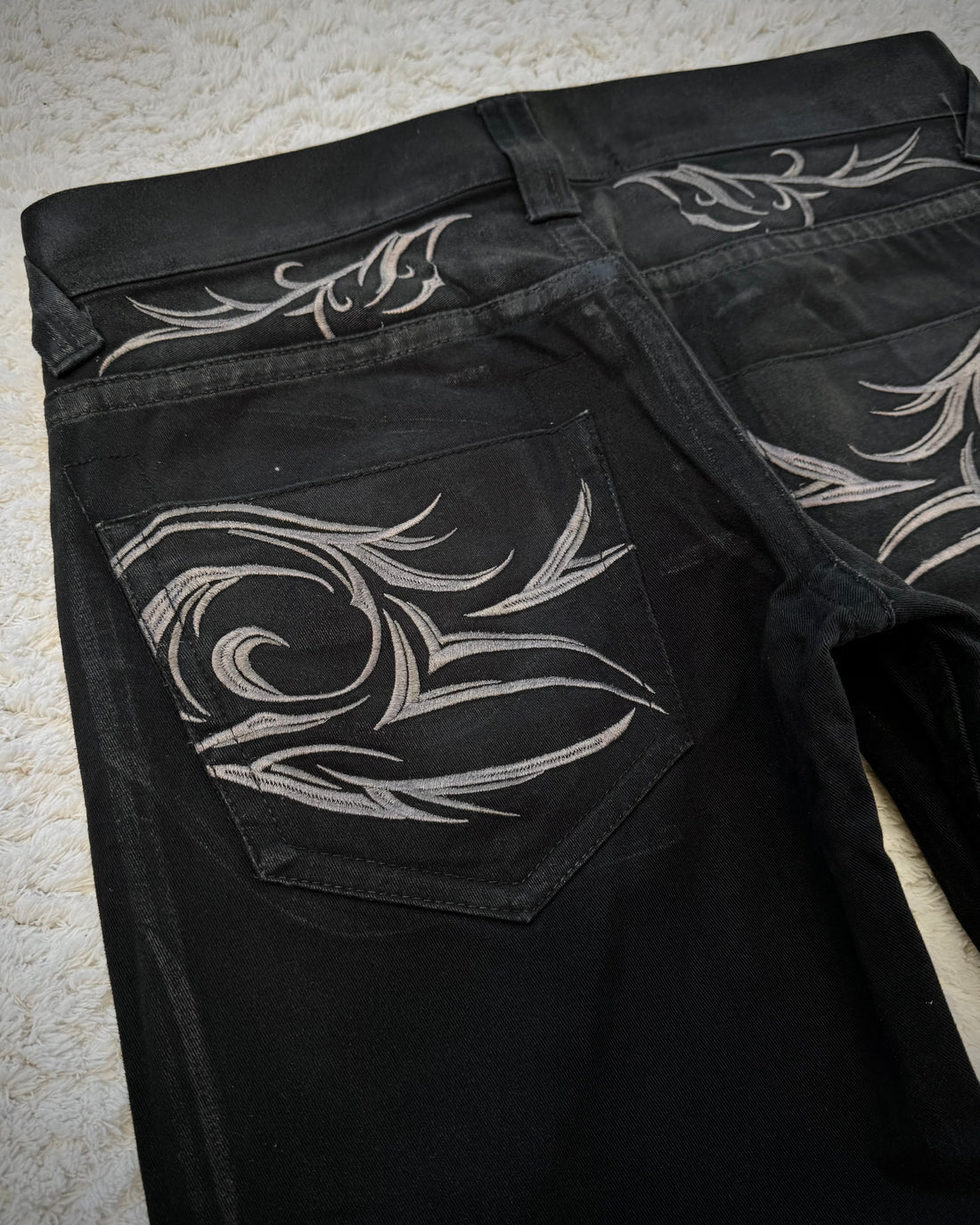 XRAY WAXED FLARED DENIM