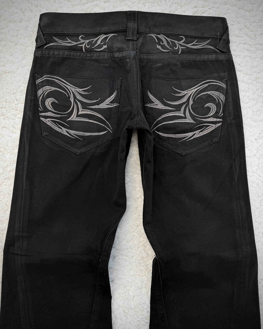 XRAY WAXED FLARED DENIM