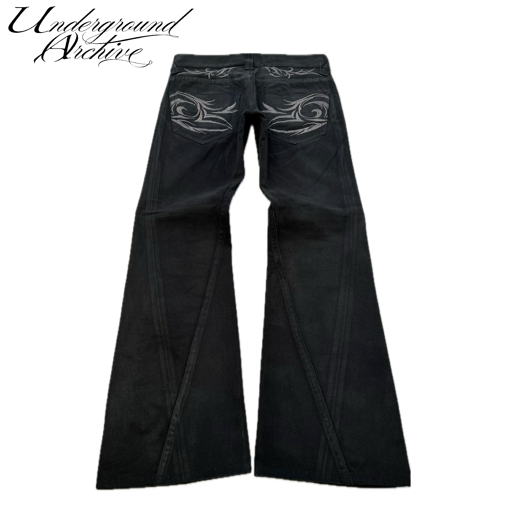 XRAY WAXED FLARED DENIM