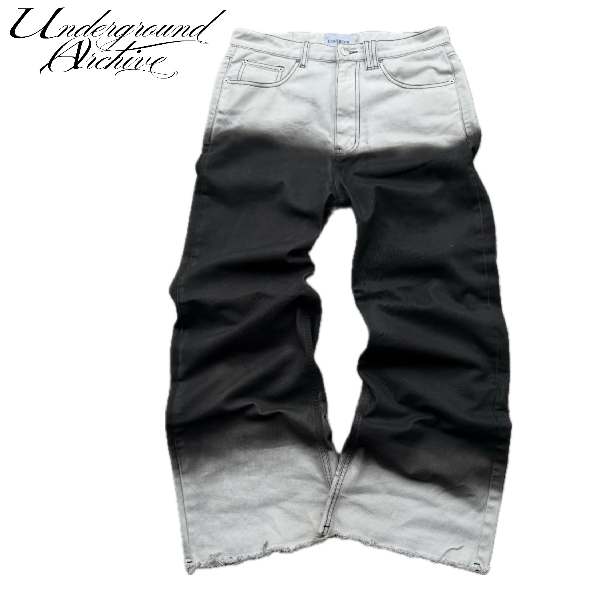 LOVEROCK WHITE FADE DENIM <3