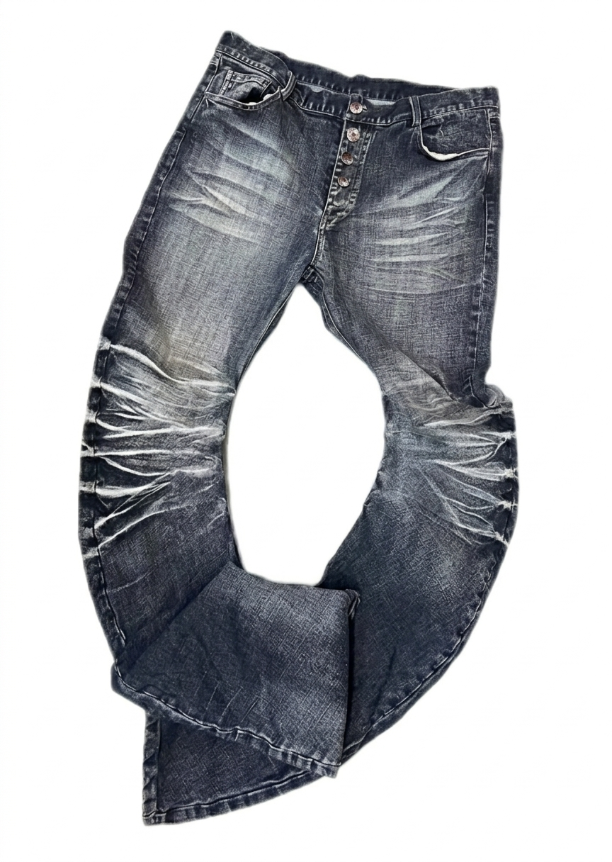 BANANA WHISKER BLUE DENIM