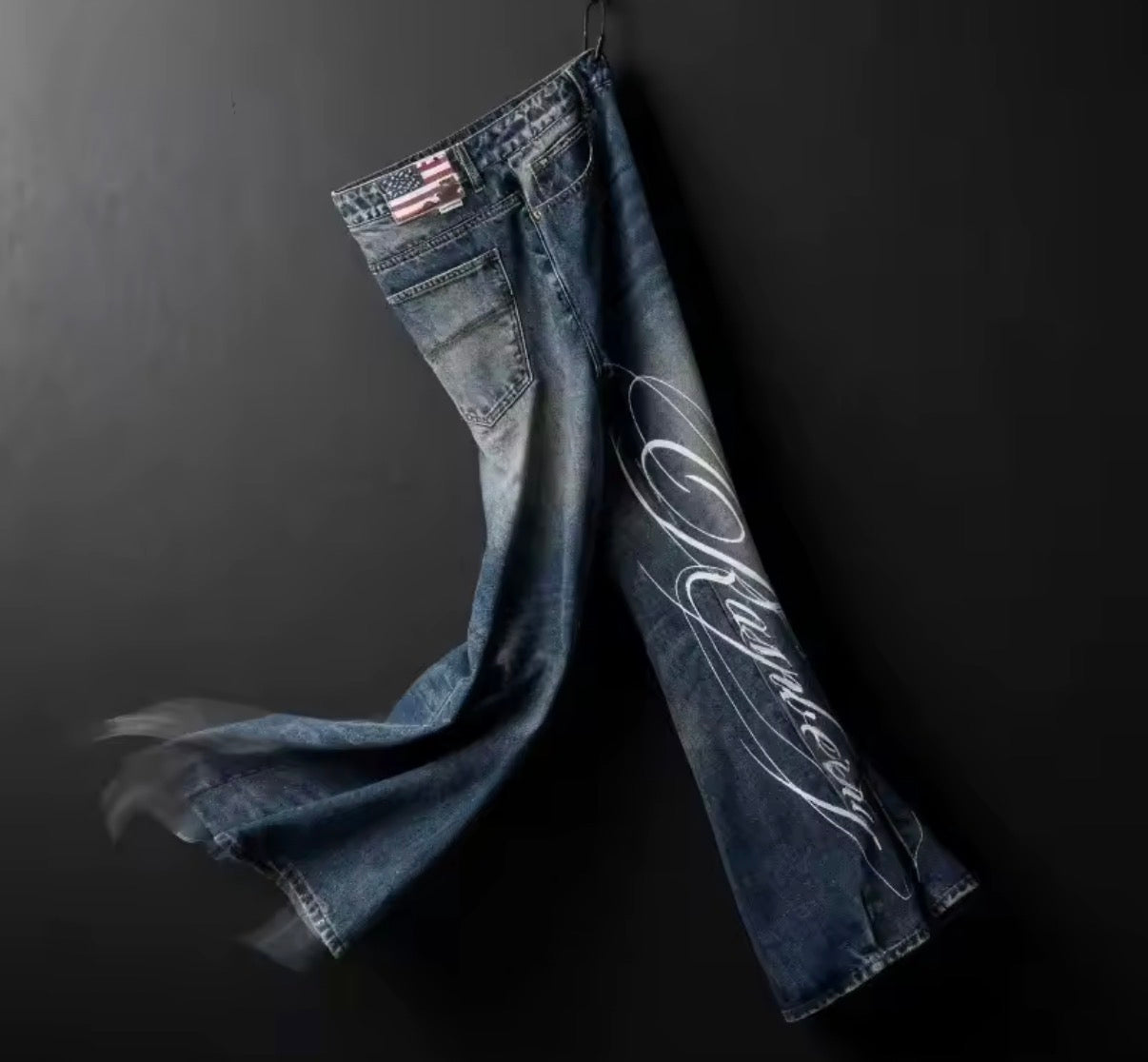 RASPBERRY FLARED DENIM <3