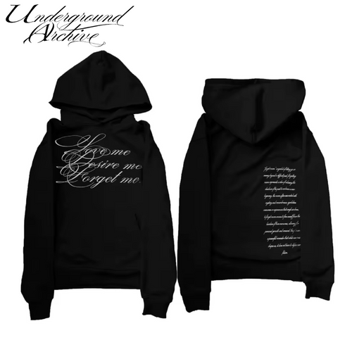 DESIRE ME HOODIE (BLACK) <3